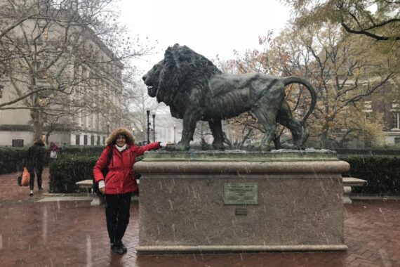 At Columbia University, New York City - 2018